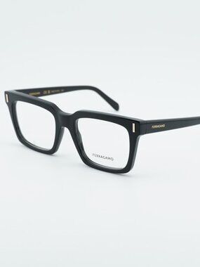 Salvatore Ferragamo SF2993 001 Unisex Eyeglasses Black 53mm Square Frame